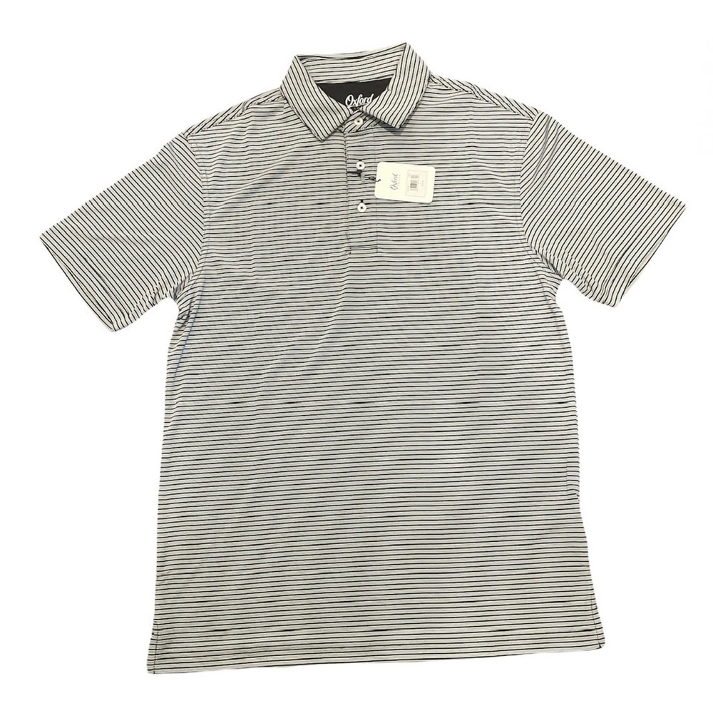 OXFORD AMERICA TURNER CLASSIC STRIPED SHORT SLEEVE POLO - NWT - Picture 1 of 6